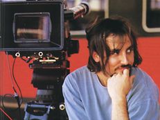 Richard Linklater on the set of BEFORE SUNRISE (1995)