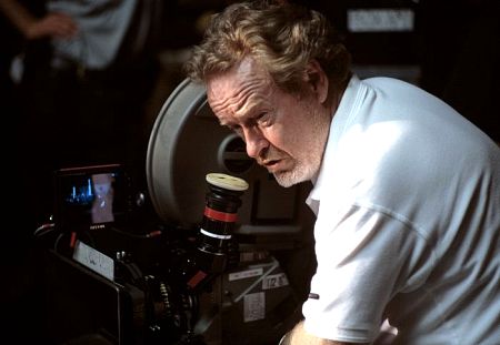 Ridley Scott on the set of Hannibal (2001)